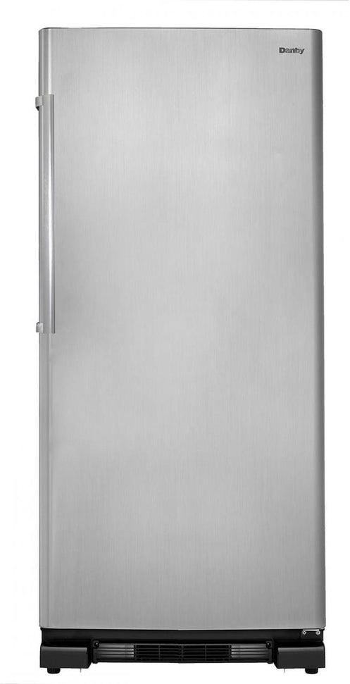 Danby - Designer 16.7 cu. ft. Upright Freezer in Stainless Steel Look - DUF167A4BSLDD