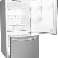 Danby - Designer 18.7 cu.ft. Bottom Mount Apartment Size Fridge in Stainless Steel - DBM187E1SSDB
