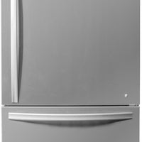 Danby - Designer 18.7 cu.ft. Bottom Mount Apartment Size Fridge in Stainless Steel - DBM187E1SSDB