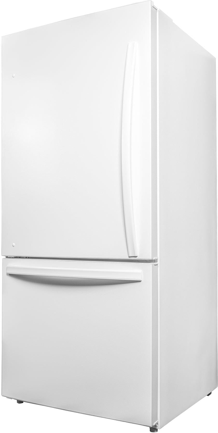 Danby - Designer 18.7 cu.ft. Bottom Mount Apartment Size Fridge in White - DBM187E1WDB