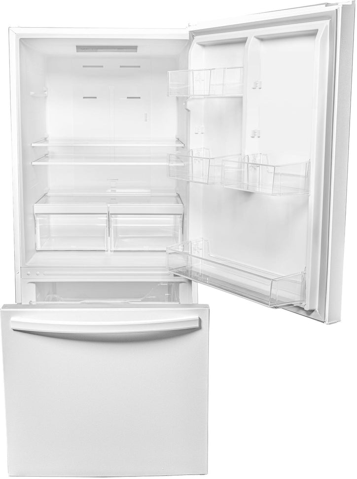 Danby - Designer 18.7 cu.ft. Bottom Mount Apartment Size Fridge in White - DBM187E1WDB
