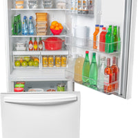 Danby - Designer 18.7 cu.ft. Bottom Mount Apartment Size Fridge in White - DBM187E1WDB