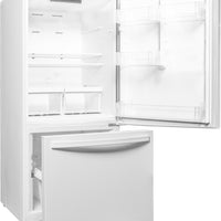 Danby - Designer 18.7 cu.ft. Bottom Mount Apartment Size Fridge in White - DBM187E1WDB