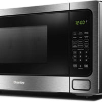 Danby - Designer 1.1 cu. ft. Stainless Steel Countertop Microwave - DDMW1126BBS