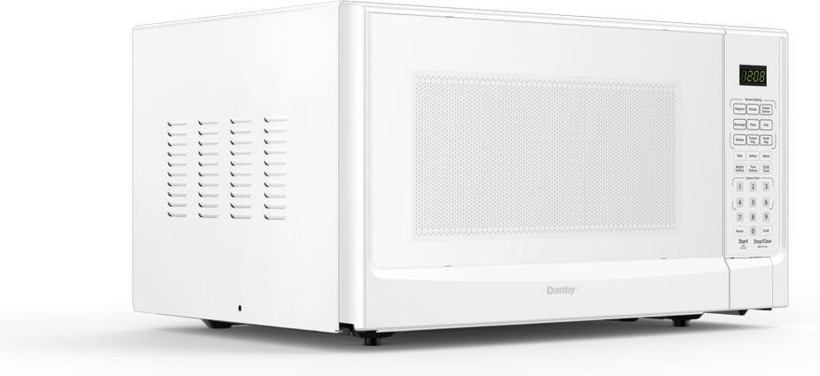 Danby - Designer 1.4 cu. ft. Sensor (Cooking) White Microwave - DDMW01440WG1