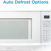 Danby - Designer 1.4 cu. ft. Sensor (Cooking) White Microwave - DDMW01440WG1