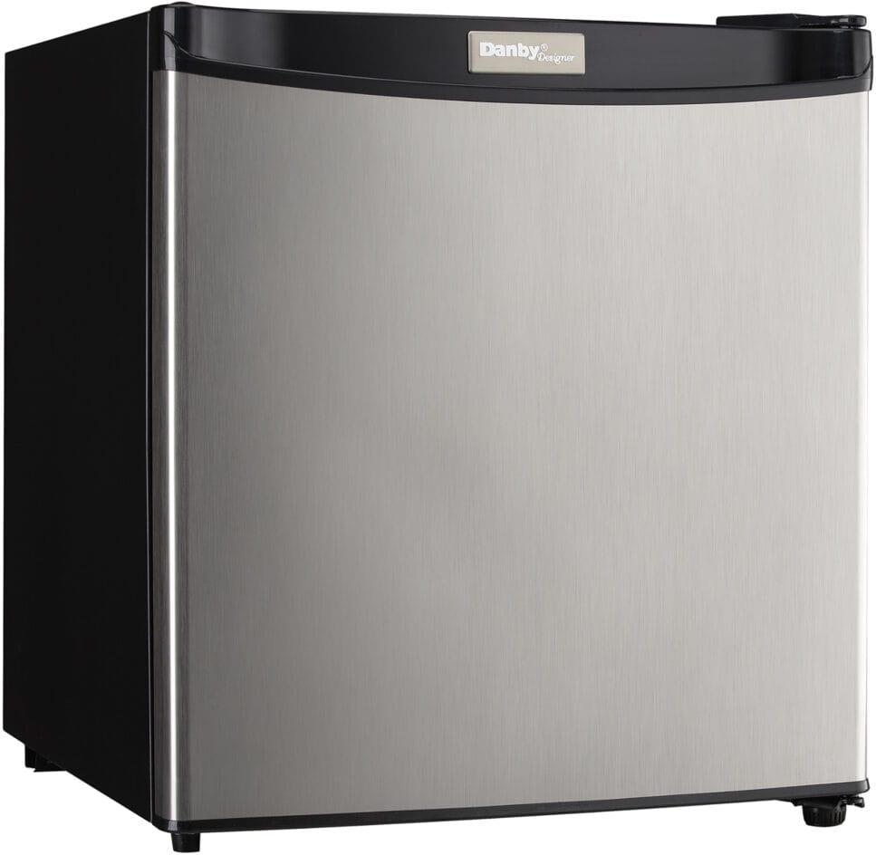 Danby - Designer 1.6 cu. ft. Stainless Steel Compact Fridge - DCR016A3BSLDD