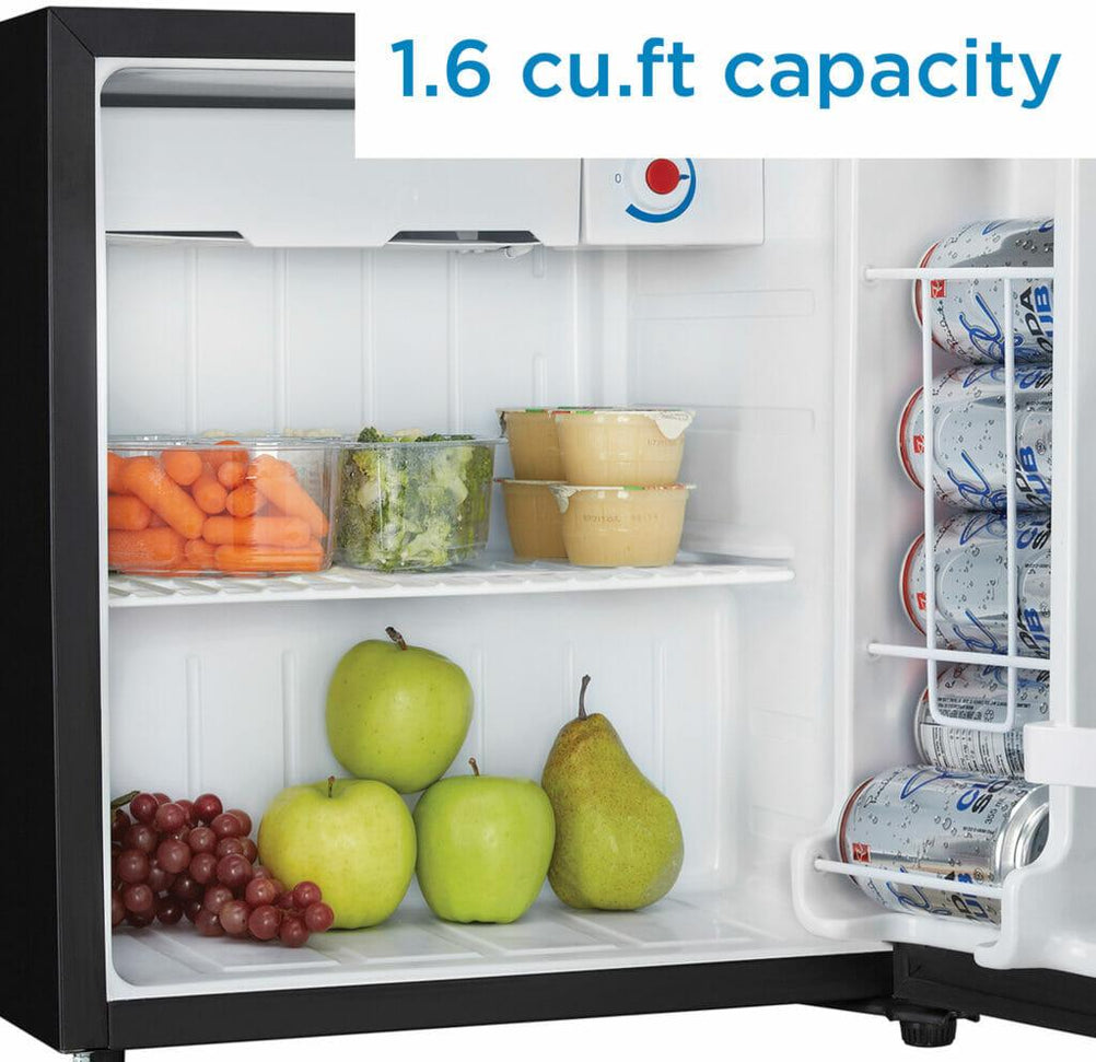 Danby - Designer 1.6 cu. ft. Stainless Steel Compact Fridge - DCR016A3BSLDD