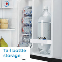 Danby - Designer 1.6 cu. ft. Stainless Steel Compact Fridge - DCR016A3BSLDD