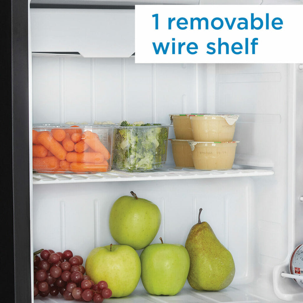 Danby - Designer 1.6 cu. ft. Stainless Steel Compact Fridge - DCR016A3BSLDD