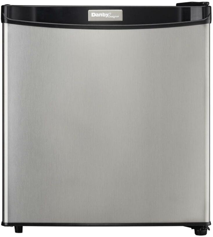 Danby - Designer 1.6 cu. ft. Stainless Steel Compact Fridge - DCR016A3BSLDD