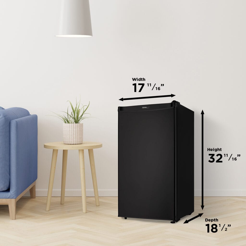 Danby - Designer 3.2 cu. ft. Black Compact Fridge - DCR032A2BDD