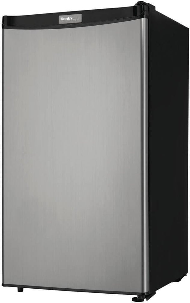 Danby - Designer 3.2 cu. ft. Stainless Steel Compact Fridge - DCR032A2BSLDD