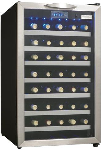 Danby - Designer 45 Bottle Stainless Steel Wine Cooler - DWC458BLS