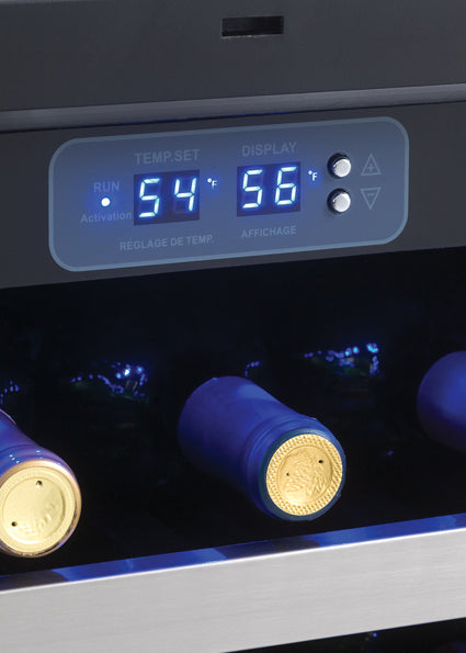 Danby - Designer 45 Bottle Stainless Steel Wine Cooler - DWC458BLS