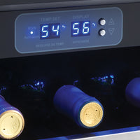 Danby - Designer 45 Bottle Stainless Steel Wine Cooler - DWC458BLS