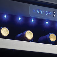 Danby - Designer 45 Bottle Stainless Steel Wine Cooler - DWC458BLS