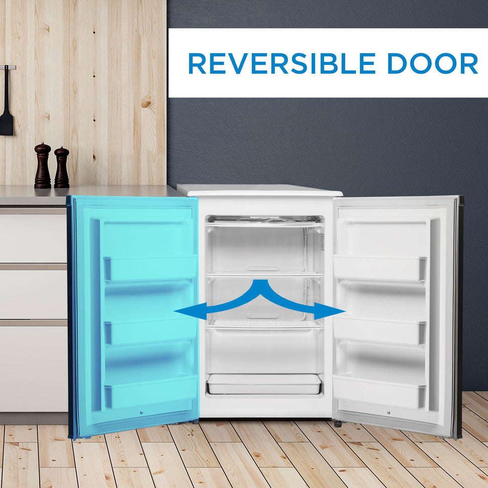 Danby - Designer 4.3 cu. ft. Upright Freezer In White - DUFM043A2WDD