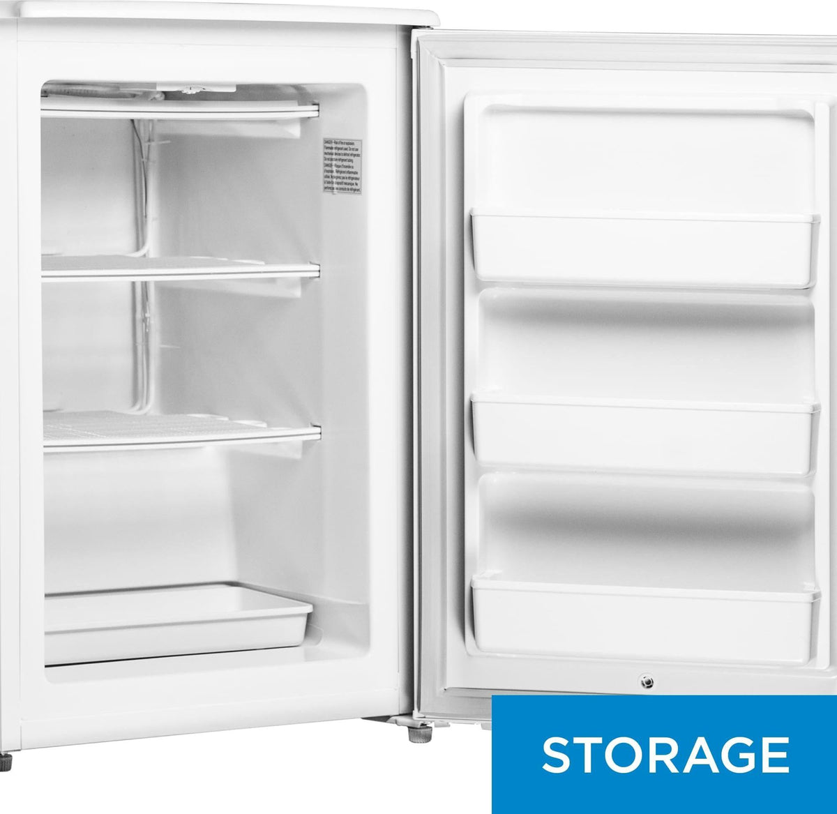 Danby - Designer 4.3 cu. ft. Upright Freezer In White - DUFM043A2WDD