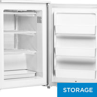 Danby - Designer 4.3 cu. ft. Upright Freezer In White - DUFM043A2WDD