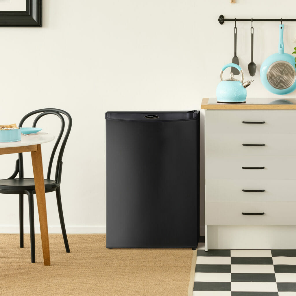 Danby - Designer 4.4 cu. ft. Black Compact Refrigerator - DCR044A2BDD