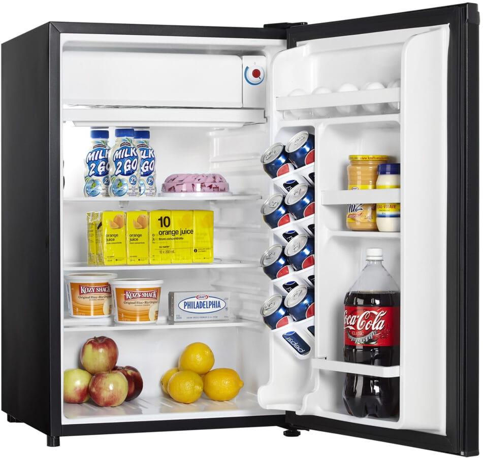 Danby - Designer 4.4 cu. ft. Black Compact Refrigerator - DCR044A2BDD