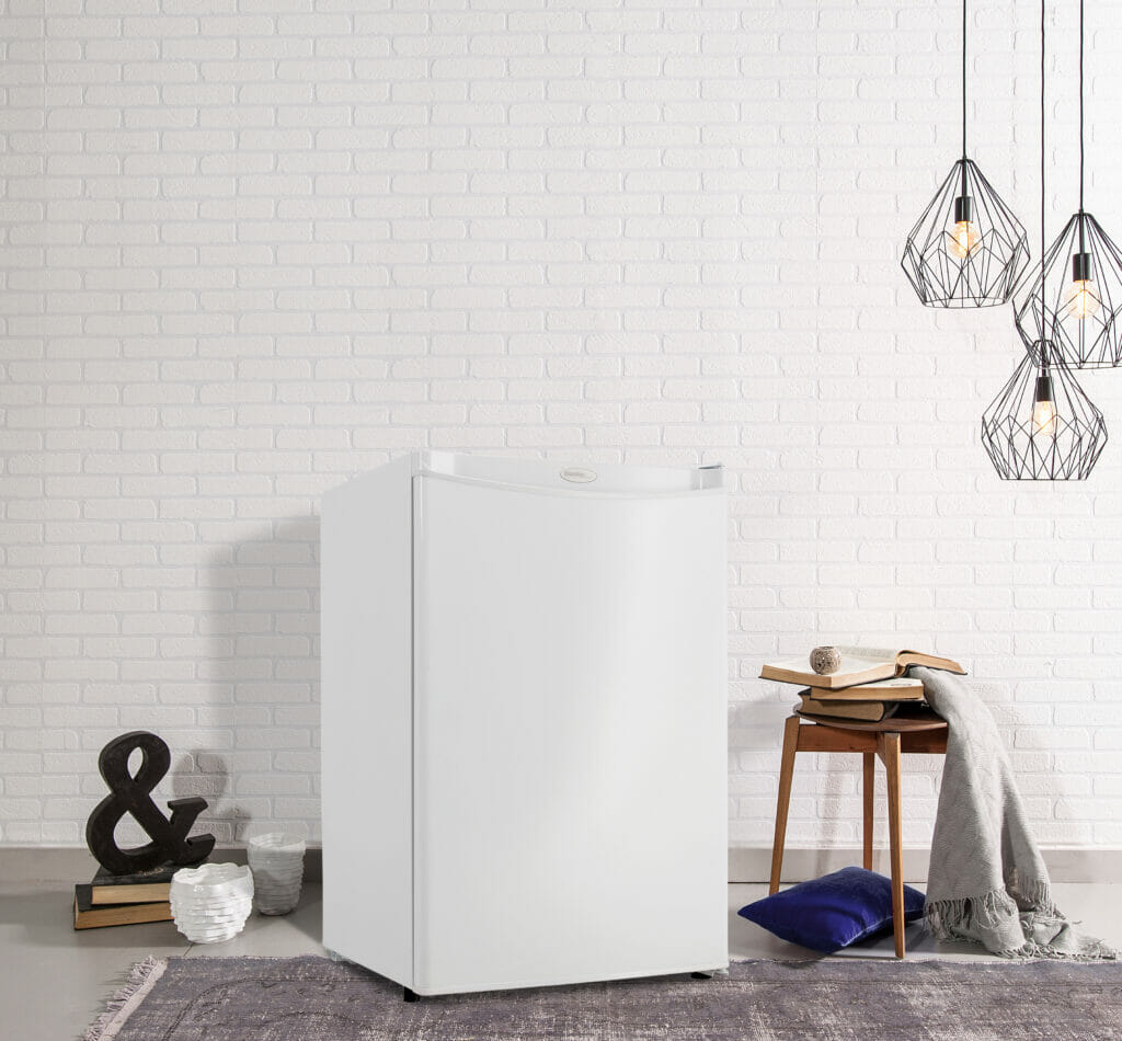 Danby - Designer 4.4 cu. ft. White Compact Refrigerator - DCR044A2WDD