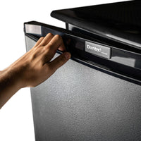 Danby - Designer 8.5 cu. ft. Upright Freezer in Graphite Black - DUFM085A4TDD