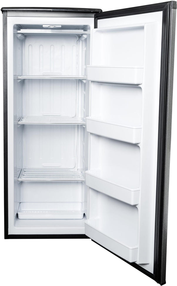 Danby - Designer 8.5 cu. ft. Upright Freezer in Graphite Black - DUFM085A4TDD