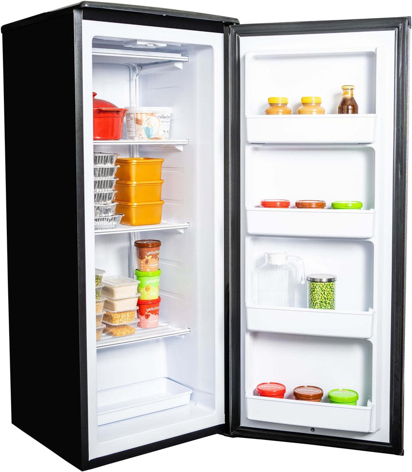 Danby - Designer 8.5 cu. ft. Upright Freezer in Graphite Black - DUFM085A4TDD