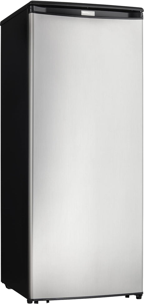 Danby - Designer 8.5 cu. ft. Upright Freezer in Stainless Steel - DUFM085A4BSLDD