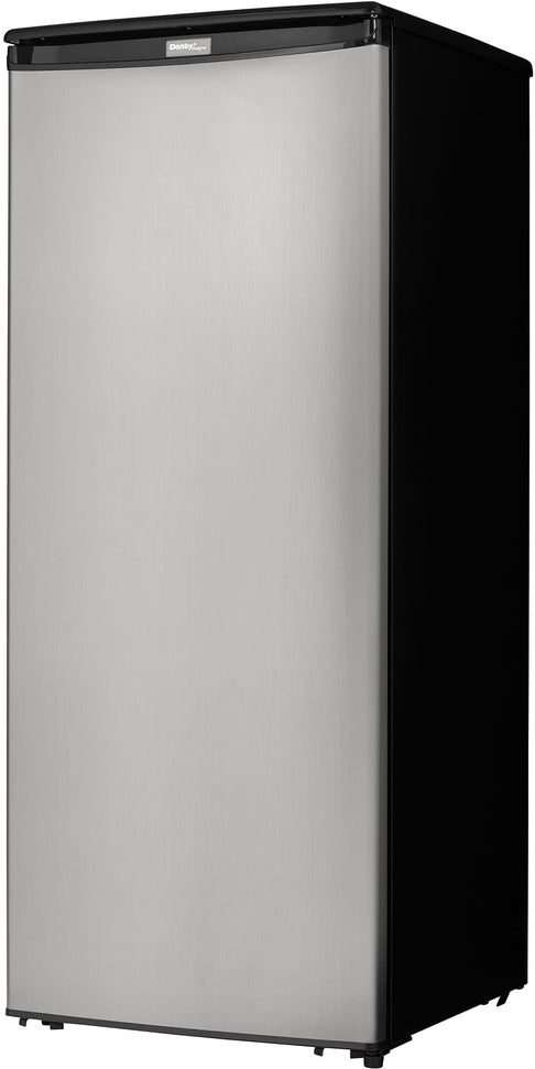 Danby - Designer 8.5 cu. ft. Upright Freezer in Stainless Steel - DUFM085A4BSLDD