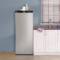 Danby - Designer 8.5 cu. ft. Upright Freezer in Stainless Steel - DUFM085A4BSLDD