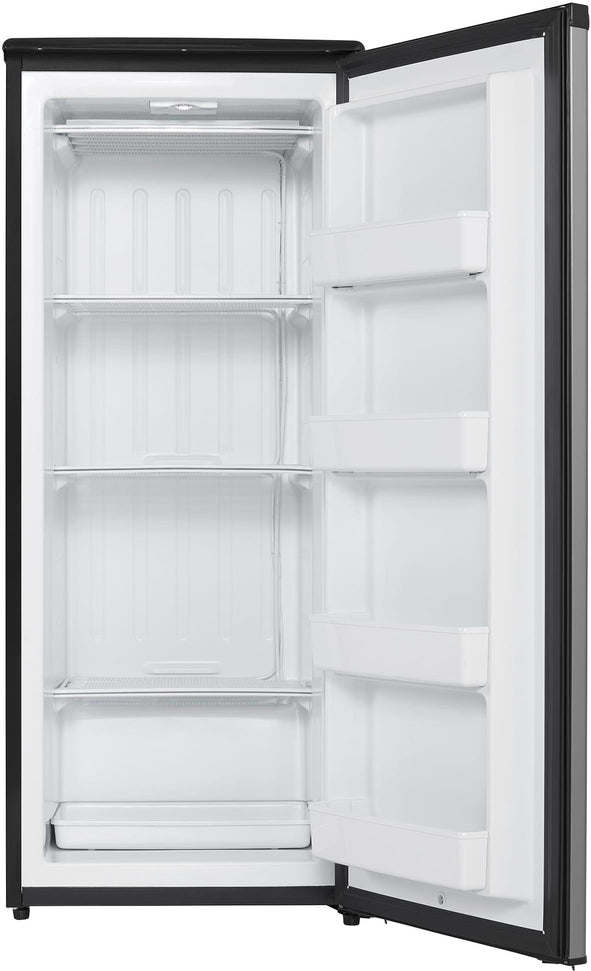 Danby - Designer 8.5 cu. ft. Upright Freezer in Stainless Steel - DUFM085A4BSLDD