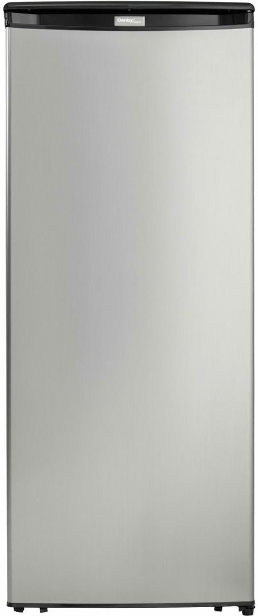 Danby - Designer 8.5 cu. ft. Upright Freezer in Stainless Steel - DUFM085A4BSLDD