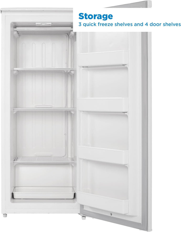 Danby - Designer 8.5 cu. ft. Upright Freezer in White - DUFM085A4WDD