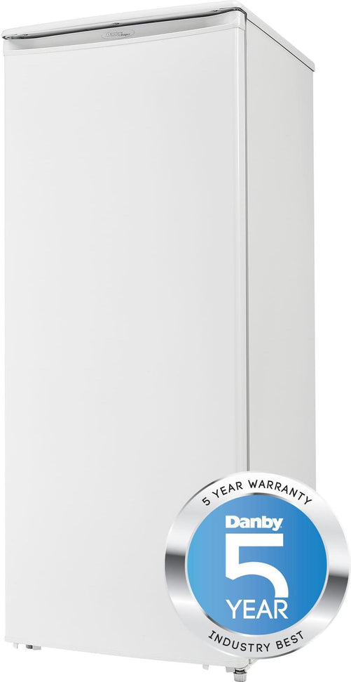 Danby - Designer 8.5 cu. ft. Upright Freezer in White - DUFM085A4WDD