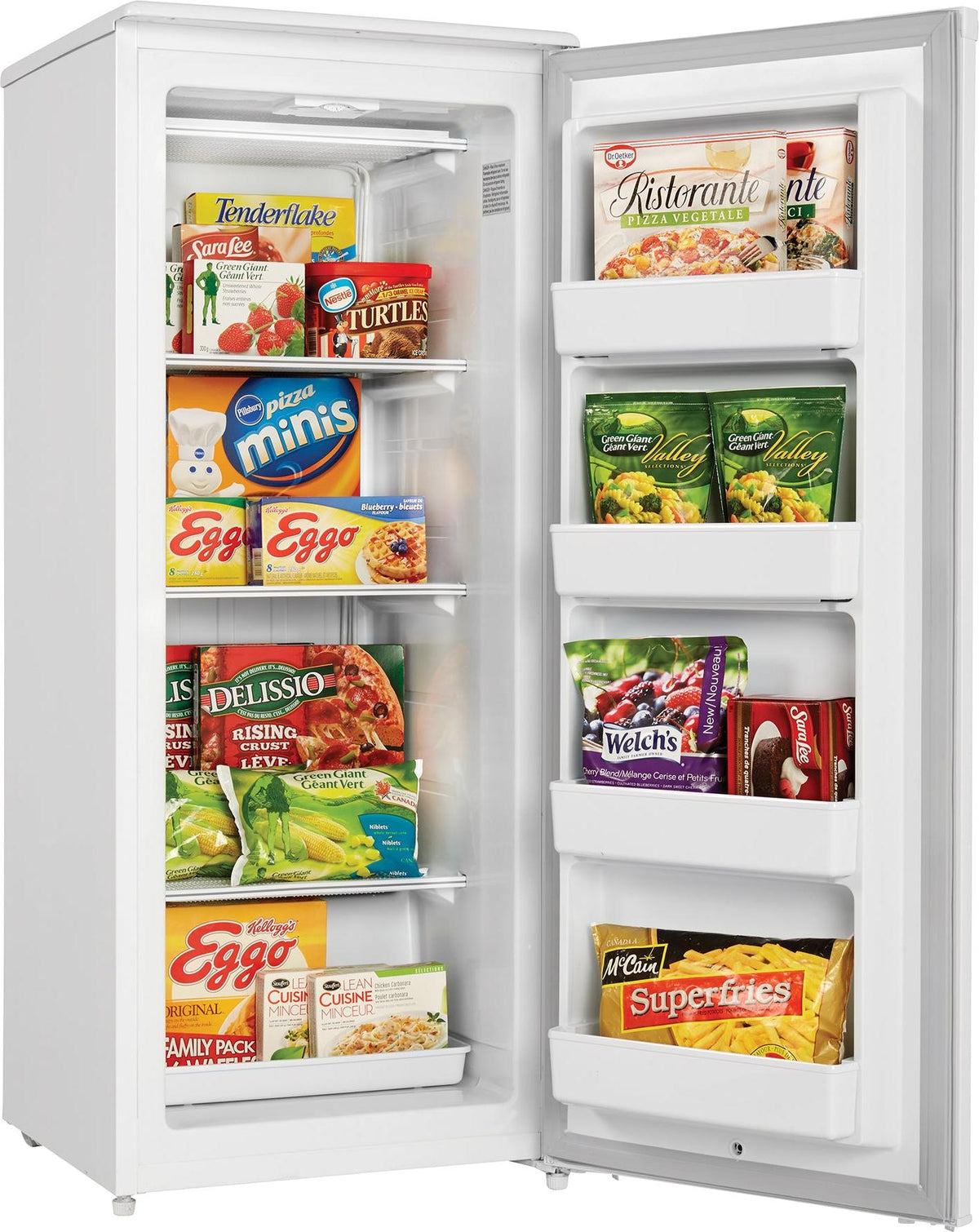 Danby - Designer 8.5 cu. ft. Upright Freezer in White - DUFM085A4WDD