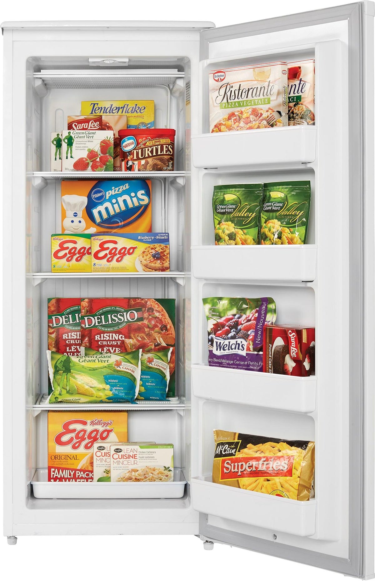 Danby - Designer 8.5 cu. ft. Upright Freezer in White - DUFM085A4WDD