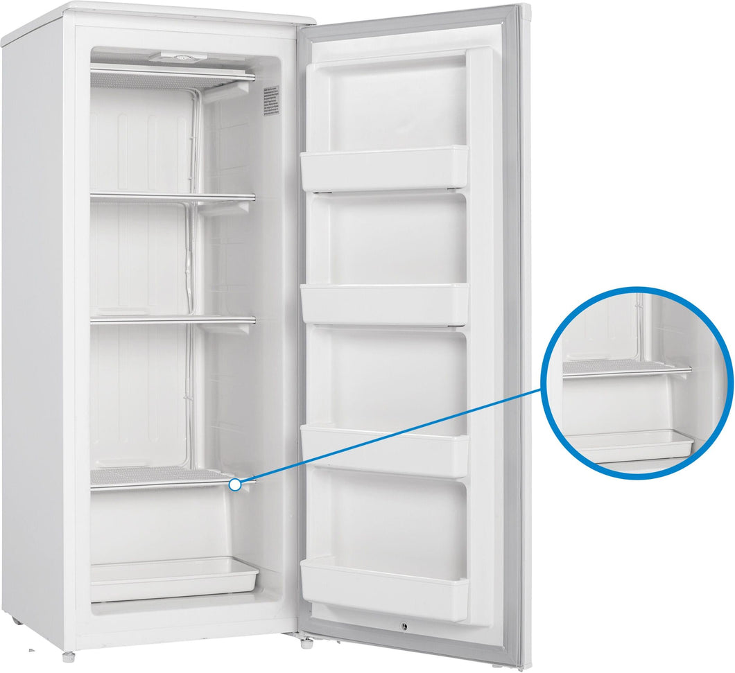 Danby - Designer 8.5 cu. ft. Upright Freezer in White - DUFM085A4WDD