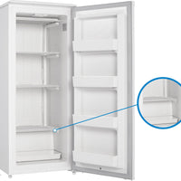 Danby - Designer 8.5 cu. ft. Upright Freezer in White - DUFM085A4WDD