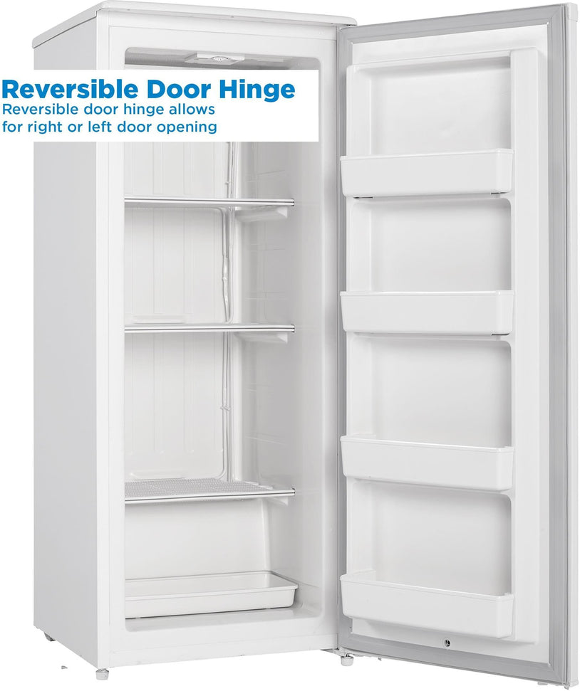 Danby - Designer 8.5 cu. ft. Upright Freezer in White - DUFM085A4WDD