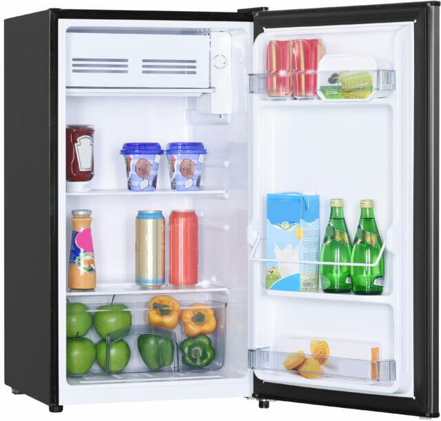 Danby - Diplomat 3.2 cu. ft. Stainless Steel Look Compact Refrigerator - DCR033B2SLM