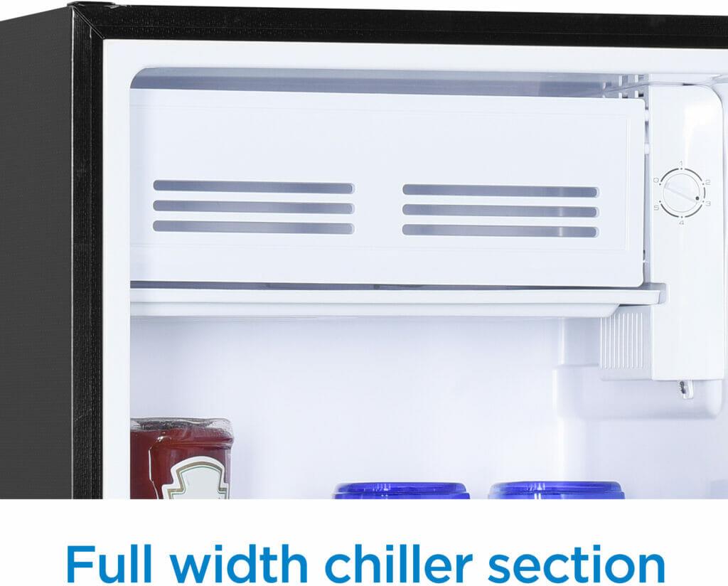 Danby - Diplomat 3.2 cu. ft. Stainless Steel Look Compact Refrigerator - DCR033B2SLM