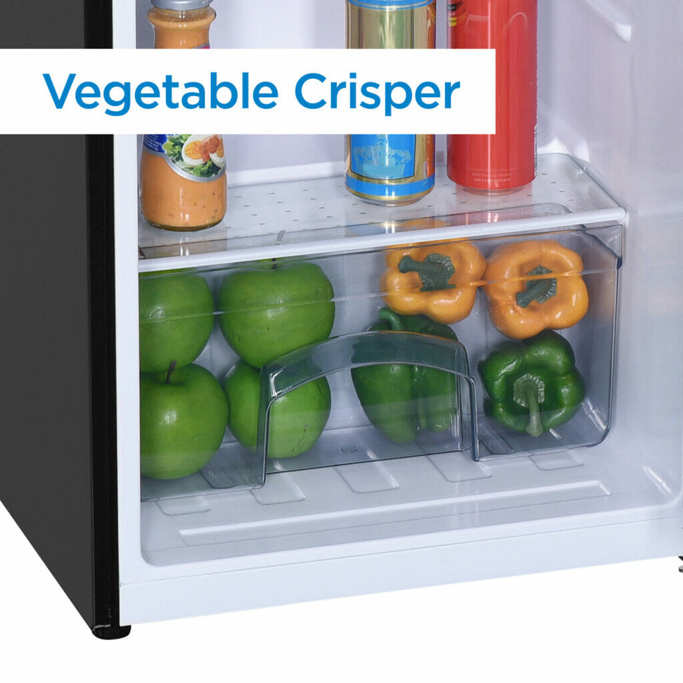 Danby - Diplomat 3.2 cu. ft. Stainless Steel Look Compact Refrigerator - DCR033B2SLM