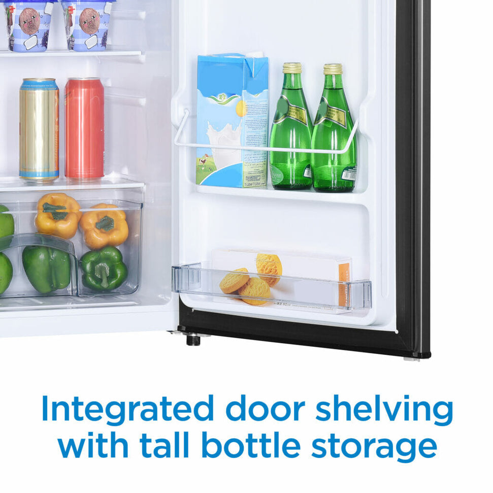 Danby - Diplomat 3.2 cu. ft. Stainless Steel Look Compact Refrigerator - DCR033B2SLM