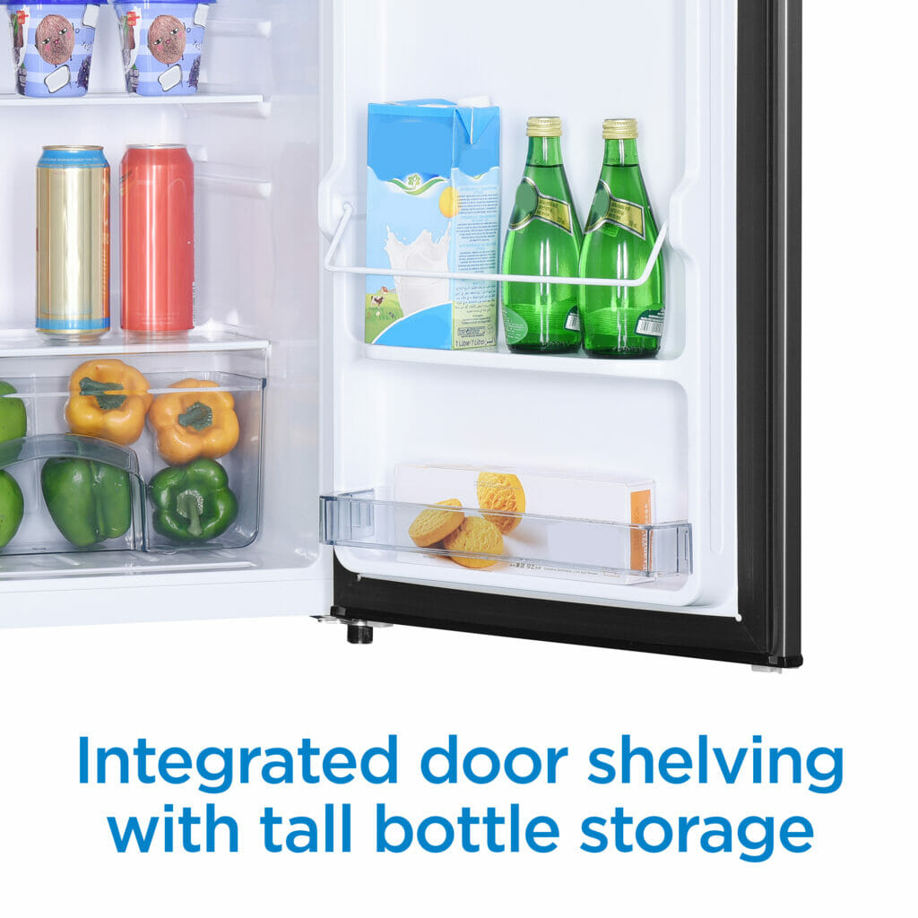 Danby - Diplomat 3.2 cu. ft. Stainless Steel Look Compact Refrigerator - DCR033B2SLM