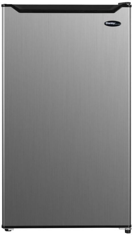 Danby - Diplomat 3.2 cu. ft. Stainless Steel Look Compact Refrigerator - DCR033B2SLM