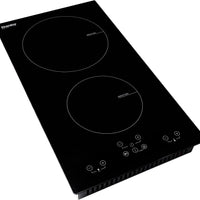Danby - Hospitality 12″ Induction 2 Burner Black Cooktop - DIC12B1DBD