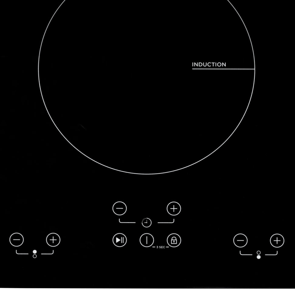 Danby - Hospitality 12″ Induction 2 Burner Black Cooktop - DIC12B1DBD